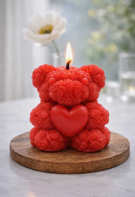 Teddy Bear Candle
